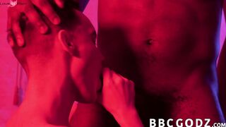 Interracial Pounding: Black Hunk Dominates Petite Twink in Rough Sex