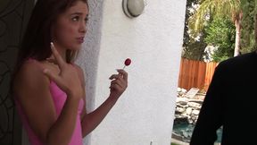Sloppy Deepthroat Dripping with Spit Before Pounding Wet Pussy