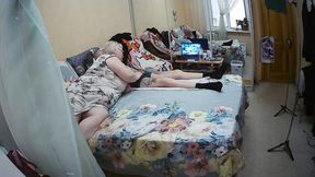 Mom in Glasses Sucks My Cock&#x1F346; to Climax&#x1F680;