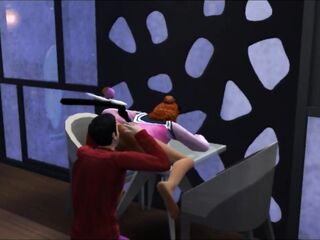 Sex in a disco with a DJ on a music stand. In front of everybody - Game cg