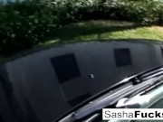 Sexy Sasha lives out her fantasies in the boiler room