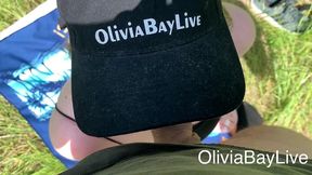 olivia bay riding a cock on the sunny day