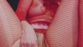 Cute santa babe taking on XL Bael