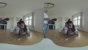 Lucy Mendez – Vr Behind The Scenes Part One - Cunt Creampied In Colossal Cock Threesome