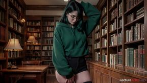 in the library, i saw a big cock that i really wanted to suck and jump on [ai]