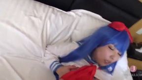 Cuddly Girl Dressed as Sailor for Surprise Prank Adventure