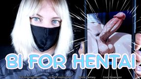 Bi For Hentai - 4K - Bi Encouragement, Jerk Off To Hentai Cock, Anime Fantasy, Eye Contact, Light Humiliation, Dick Worship, Imposed Bi, Make Me Bi