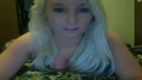 Stripping during webcam show and flashing my tits and pussy