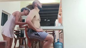 An Erotic Massage with a Happy Ending - Porn in Spanish a Very Obedient Stepbrother