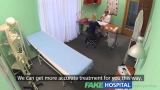 FakeHospital Skinny blonde takes doctors advice