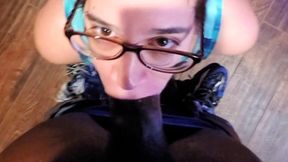 White Sluty Wife Devours Massive Black Dick&#x1F32D;