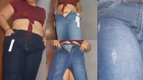 Trying My New Blue Jeans for You