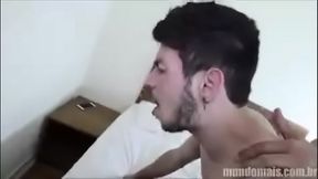 Fabrício and Kelvin Explore Passionate Gay Amateur Sex & Anal Pleasure