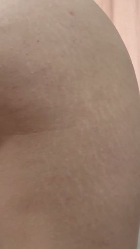 I masturbate in a diaper and show my tits   Clip 2