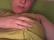 Playing with my tits