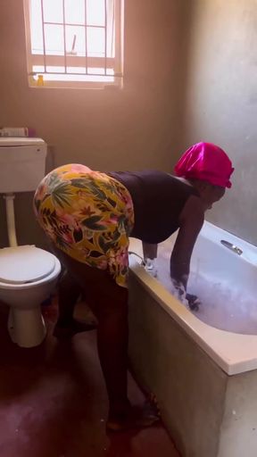 Watching My Stepmother Clean up