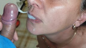 Cum in Mouth, Anal Creampie Amateur Mature MILF Housewife Compilation