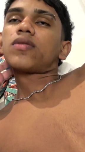 Teen boy gets handjob his big latino dick   Clip 2