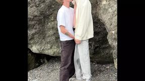 Found a Guy with a Big Dick by the Sea, Offered Him a Blowjob, He Agreed, Part 1