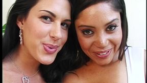 luccia and nikki loren threesome with talon s big cock
