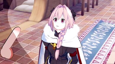 Cute Trap Astolfo Gets Pounded in the Ass