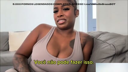 PORNO COM LEGENDA - COMEU A NEGRA GOSTOSA