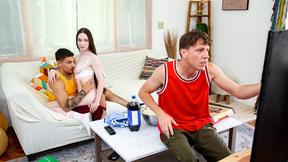 ”Skipping game for big breasted babes juicy beaver”