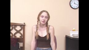 part 1, Adorable Jasmine shaves her pussy