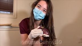 Chastity Cage and Pegging for a Sissy's Exam 4K