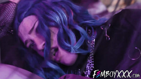 ”Masked goth femboy Edward Terrant bounces on my throbbing penis”