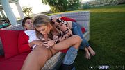 Blondie MILF Gigi Dior Fucked Outdoor By Foot Fetish Guy