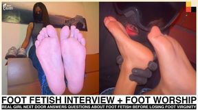Foot Fetish Casting: Vet Student Jess Talks Fetish Then Gets Her Latina Feet Devoured - Foot Worship Interview Vol. 9