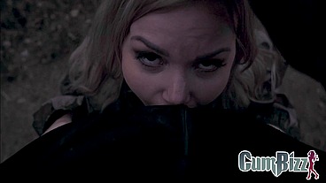 Woods Hide and Seek Gone Wrong – Bimbo Blonde Swallows BBC Cum Loads