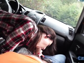 That babe gets super sexually excited after a HIGH SPEED POLICE FOLLOW - CzechXXX