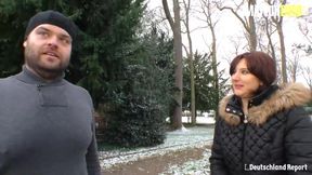 Newbie German MILF Pleasures Her Lover On Camera