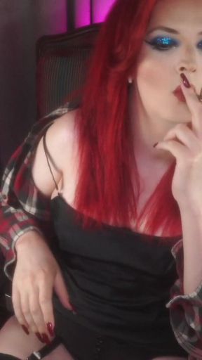 TS Bitch Smoking