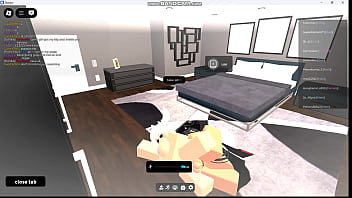 Follando a puta gringa en condominio de roblox