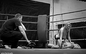 Teen babes Antonya and Blanche have fight