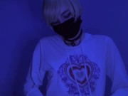 FTM SUB SHOWING HIS HOLES TO HIS MASTER