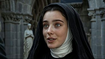 FORASTERO APUESTO LLEGA A UN CONVENTO Y UNA DE LAS MONJAS NO SE RESISTE Y PERMITE QUE SE LA FOLLEN POR LA GRACIA DE DIOS - FETICHE DE MONJA- PORNO EN ESPA&Ntilde_OL- AI PORN