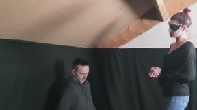 She gives him some powerfull face slapping