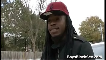 Black Muscled Gay Dude Fuck White Teen Boy Hard 15