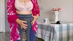 You Caught Your Mature Stepmom Watching Porn, but That's Not the Only Surprise. Futa.