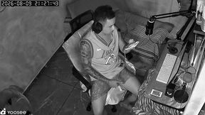 a camera pegou justamente essa hora...