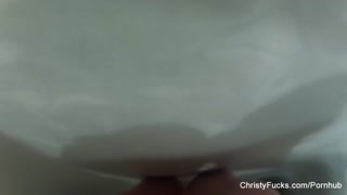 Busty starlet Christy Mack takes a bath