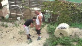 Juan Perez fucked outdoor by Bear