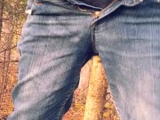 Outdoor cock release bate and wank