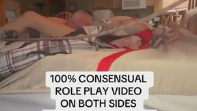 100% Consensual BDSM Role Play. This was always my fantasy and my partner made it come true. This is just the beginning of my journey in the BDSM world. Hope you follow along!