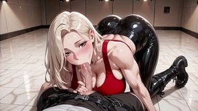 big tits blonde planned walk ended in overflow haha