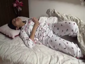 Japanese mature housewife captivated by lesbian pleasure